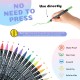 Marker Acrylic ,Dual Tip Paint |Water Soluble Coloring with Fine Tip and Dot Tip Marker Pens